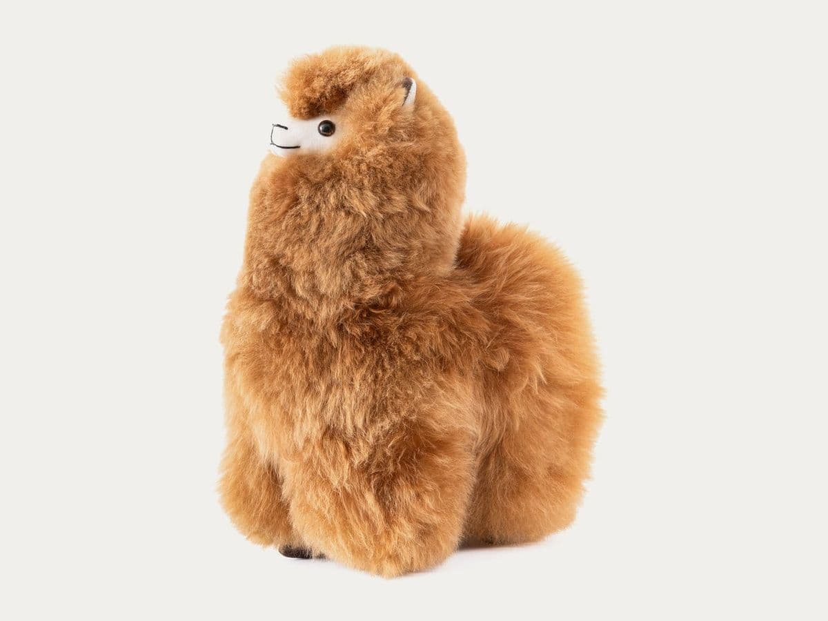 Alpaca figurine in 100% Baby Alpaca, made in the same workshop from the same fibre